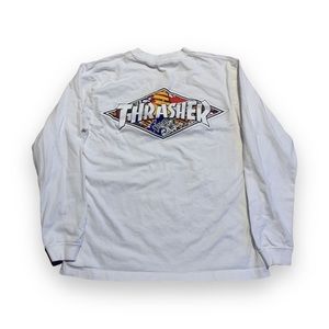 Long Sleeve Thrasher Shirt Size M